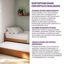 Ver mais imagens de Bicama Solteiro Casatema MadeiraOriginals em Madeira Maciça Aria Casatema MadeiraOriginals Marrom/Nogueira/Branco
