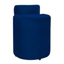 Ver imagem 2 de Puff Decorativo Athena Suede Azul Marinho - Vallisa Decor
