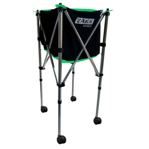 Cesto de Bolas Tennis/padel Zaka Preto + Verde Cítrico
