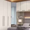 Ver imagem 2 de Módulo de Canto Oblíquo 1 Porta 4 Prateleiras com Espelho Elegance 