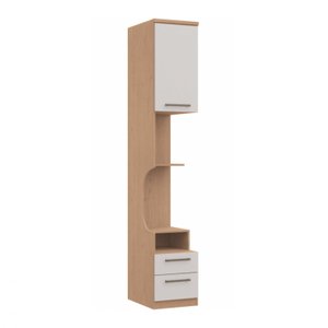 Módulo Mesa de Cabeceira 1 Porta 2 Gavetas Elegance 