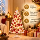 Ver imagem 4 de Árvore de Natal Branca 90cm 70 Galhos Classic Decoração Natalina