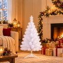 Ver imagem 1 de Árvore de Natal Branca 90cm 70 Galhos Classic Decoração Natalina