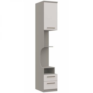 Módulo Mesa de Cabeceira 1 Porta 2 Gavetas Elegance 