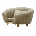 Ver imagem 2 de Caminha Pet Poltrona Baby Lady Tecido Veludo Divini Decor:capuccino
