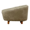 Ver imagem 3 de Caminha Pet Poltrona Baby Lady Tecido Veludo Divini Decor:capuccino