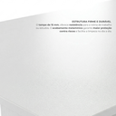 Ver imagem 6 de Escrivaninha Mesa de Escritório 120x60cm Studio Branco