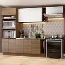 Ver mais imagens de Armário de Cozinha Completa 290cm Rustic/Rustic/Branco Stella Madesa 02