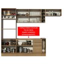 Ver imagem 7 de Armário de Cozinha Completa 290cm Rustic/Rustic/Branco Stella Madesa 02