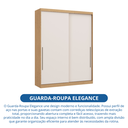 Ver imagem 6 de Módulo de Guarda Roupa 2 Portas 2 Gavetas Angelin e Blanc Elegance Bege