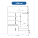 Ver imagem 5 de Módulo de Guarda Roupa 2 Portas 2 Gavetas Elegance