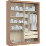 Módulo de Guarda Roupa 2 Portas 2 Gavetas Elegance  - 3