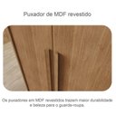 Ver imagem 7 de Guarda Roupa Casal Linea com Nicho e Cômoda Seul Cumaru 23 - Novo Horizonte