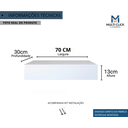 Ver imagem 2 de Penteadeira Gaveta Suspensa 70cm MDF com Gaveta Trilho Telescópico Mesa Maquiagem Camarin - Branco