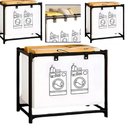 Ver imagem 1 de Cesto Roupa Suja Lavanderia Organizador Forro Removivel Dobravel Brinquedos multiuso Desmontavel Qua