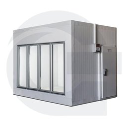 Walk in Cooler Gallant Resfriados 4 Portas Vidro sem Piso Painel 380V/3F CWRSP-04 - 2