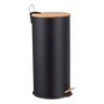 Lixeira com Pedal e Tampa Bambu 20 Litros P/ Banheiro - 2