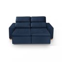 Ver imagem 4 de Sofá Alabama 3 Lugares Retrátil Reclinável 1,95M Mola Bonnel em Veludo Yescasa