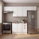 Ver imagem 1 de Cozinha Compacta 4 Peças 7 Portas 2 Gavetas 280cm com Pés