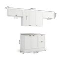 Ver imagem 5 de Cozinha Compacta 4 Peças 7 Portas 2 Gavetas 280cm com Pés