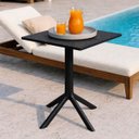 Ver imagem 2 de Mesa de Jardim Quadrada 60cm Simpla 2 em 1 de Plástico