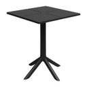 Ver imagem 1 de Mesa de Jardim Quadrada 60cm Simpla 2 em 1 de Plástico