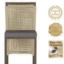 Ver imagem 3 de Mesa Bistro e 4 Banquetas Roma Marrom Corda Náutica 11 Trama Original