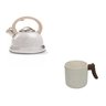 Chaleira Apito 2,7l Roma Fervedor 2l Ceramic Brinox Vanilla - 3