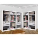 Ver imagem 7 de Closet Casal sem Portas 2 Módulos 6 Gavetas França Minastex