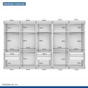 Ver imagem 5 de Closet Casal sem Portas 2 Módulos 6 Gavetas França Minastex