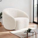 Ver imagem 2 de Poltrona Orgânica Luxo Recepção Amore Linho - Amarena Móveis