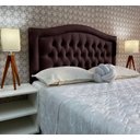 Ver imagem 2 de Cabeceira Casal 140 Cama Box Sophia Provençal Marrom Corano com Pés Rbl