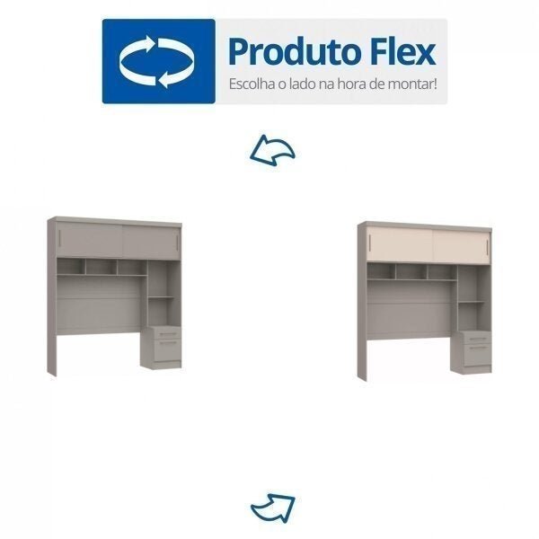 Guarda-Roupa Modulado com Ponte Casal 4 Portas 3 Gavetas Classic  - 14