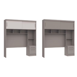 Guarda-Roupa Modulado com Ponte Casal 4 Portas 3 Gavetas Classic  - 9