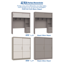 Ver imagem 3 de Guarda-Roupa Modulado com Ponte Casal 4 Portas 3 Gavetas Classic