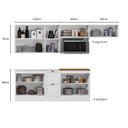 Ver imagem 3 de Composição Cozinha Olivía 5 Peças 9 Portas 2 Gavetas para Pia