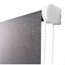 Persiana Rolo Translúcida Breeze Cinza Escuro 180 (L) x 160 (A) cm Cortina Screen Solar 1,80 X 1,60 - 1