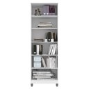 Ver imagem 6 de Armário Multiuso Organizador Sapateira 2 Portas Helen Branco - M.a Branco