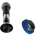 Ver imagem 1 de Conjunto Tubo de Ligação 25cm para Bacia Sanitária +anel de Vedação para Vaso Sanitário