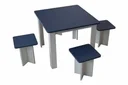 Ver imagem 1 de Mesinha Infantil com Banquetas em Mdf