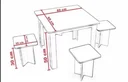 Ver imagem 2 de Mesinha Infantil com Banquetas em Mdf