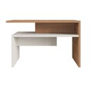 Ver imagem 2 de Mesa Centro para Sala de Estar 38cm x 60cm Montana Marrom Freijó/Off White