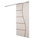 Ver imagem 2 de Porta de Correr Prime Frisada Kit Alumínio