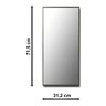 Espelho Decorativo Barcelona Moldura Demolição 70x30 Cm - 3