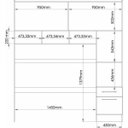 Ver imagem 6 de Ponte Casal 2 Portas de Correr 1 Gaveta 6 Nichos Classic 