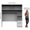 Ver imagem 7 de Ponte Casal 2 Portas de Correr 1 Gaveta 6 Nichos Classic 