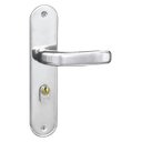 Ver imagem 2 de Fechadura Externa Espelho Aço 40mm Mgm Stilo