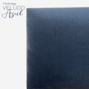 Ver imagem 1 de Cabeceira Pétala 120cm para Cama de Solteiro:veludo Azul