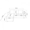 Ver imagem 4 de Sofá 3 Lugares com Chaise Flash 190x140cm Yescasa