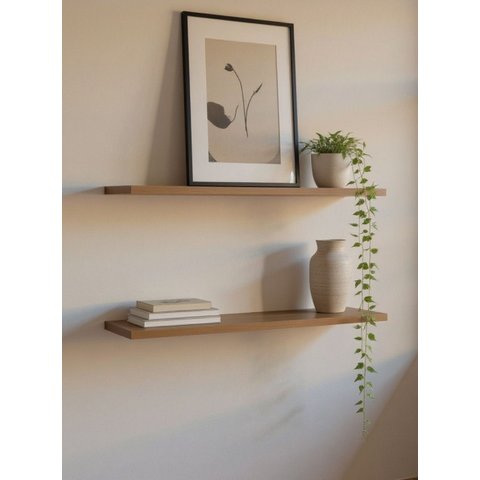Kit de 3 Prateleiras 180cm MDF Freijó - On Móveis